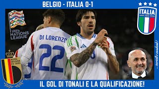 BELGIO  ITALIA 01 GRANDE ITALIA ai QUARTI di NATIONS LEAGUE TONALI e QUALIFICAZIONI MONDIALI [upl. by Earehc544]