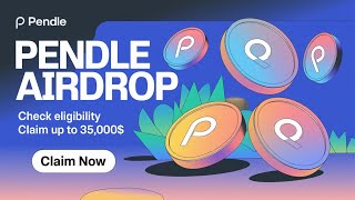 Crypto Airdrop  Claim Up To 35000 PENDLE Airdrop [upl. by Ange]