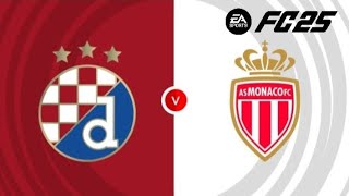 Dinamo Zagreb vs Monaco  UEFA Champions League Group Stage  FC 25 [upl. by Oeramed]