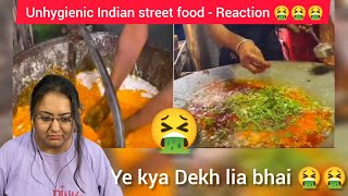 Most unhygienic street food in India  Reaction  AnushkaReacts [upl. by Klina391]