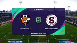 Modo carrera jugador liga Promerica Puntarenas FC VS Deportivo Saprissa [upl. by Etiam]