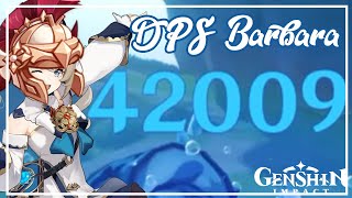 DPS Barbara Build and Showcase  Genshin Impact [upl. by Ongineb279]