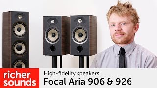 Focal Aria 906 amp 926 speakers  Richer Sounds [upl. by Rooke]