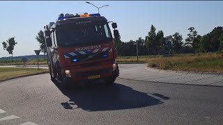 Brandweer Dinteloord TS 201631 met spoed naar een bermbrand langs de a59 [upl. by Meredi749]