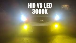 Fog lights Led vs HID [upl. by Nemaj769]