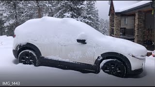 Mazda CX30 Snow Driving Review [upl. by Arihs]