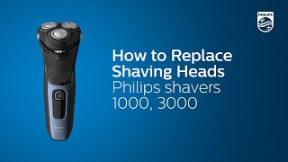 How to replace the shaver heads of Philips Shaver S1000 amp S3000 [upl. by Isola]