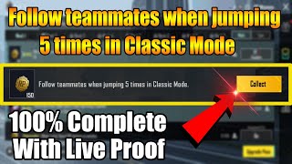 Follow Teammates When Jumping 5 Times In Classic Mode [upl. by Rochkind]