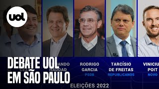 Debate ao vivo com candidatos ao governo de São Paulo  Eleições 2022 [upl. by Nichola]