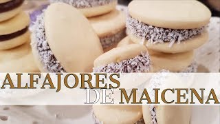 Como hacer Alfajores de Maicena  RECETA ORIGINAL [upl. by Werbel226]