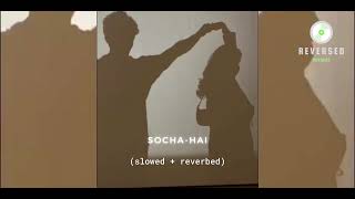 Socha Hai slowed  reverbed [upl. by Aidam]