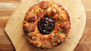 BBQ Chicken Pull Apart Bread [upl. by Rolfston331]