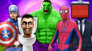 Avengers VS Skibidi Toilet VS Speaker Man VS TV Man [upl. by Flossi217]