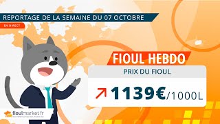 Prix ​​du fioul domestique  semaine du 07 octobre 2024 [upl. by Valenba]