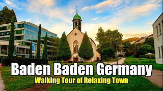 Baden Baden Germany Walking Tour of Relaxing Town EP 16 [upl. by Tenneb858]