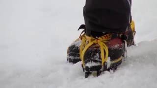 Winter skills 24 walking in crampons [upl. by Acsehcnarf99]