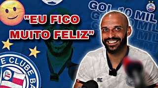 THACIANO FALA SOBRE A MARCA DOS 10 MIL GOLS DA HISTORIA DO BAHIA quotEU FICO MUITO FELIZquot [upl. by Aisiat129]