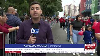 DESFILE CÍVICO CELEBRA 376 ANOS DE PARANAGUÁ [upl. by Jentoft]