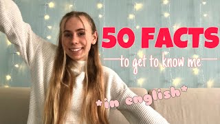 50 FACTS to GET TO KNOW ME – in english  AUSLANDSJAHR USA 202122 [upl. by Augustine]