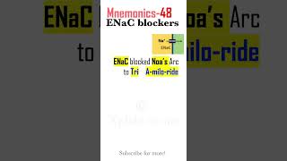 ENaC blockers are Triamterene and Amiloride Pharm mnemonics48 [upl. by Dnilazor]