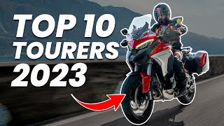 Top 10 BEST Touring Motorcycles in 2023 [upl. by Gawen]