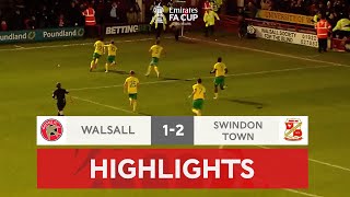 Simpson amp Hayden Knock Out Walsall  Walsall 12 Swindon Town  Emirates FA Cup 202122 [upl. by Atinahc]