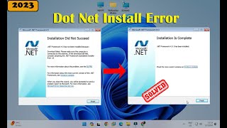 Installation did not succeed Net Framework any Version 40 45 amp 48 in Win 7 to 11  Hindi [upl. by Mccreary]