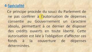 finances publiques S4 quot les principes budgétaires quot [upl. by Siraj]