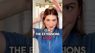 🧐 Wondering how long your hair should be to wear clipin extensions [upl. by Nerek]