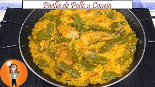 Paella de Pollo y Conejo  Receta de Cocina en Familia [upl. by Meghann544]