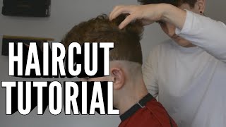 Hair Tutorial 1  Haare  Übergang selber Schneiden [upl. by Ellehcil291]