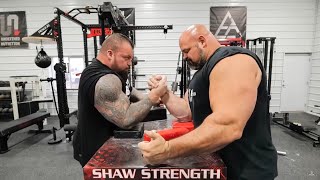 BRIAN SHAW VS EDDIE HALL  Brians Future in Arm Wrestling [upl. by Adnyc]