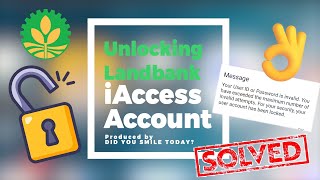 UNLOCK LANDBANK iACCESS ACCOUNT thru Online in less than 4 minutes  Super Easy Steps  MAY 2024 [upl. by Stephani]