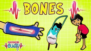 Science for kids  BREAKING BONES  Experiments for kids  Operation Ouch [upl. by Leaw]