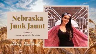 Nebraska Junk Jaunt Journey  episode 1  Treasure pickin in the sticks  shop with me vlog [upl. by Charie]