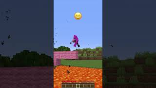 Breaking Over Lava vs Emoji Reaction minecraft meme shorts [upl. by Diamond]