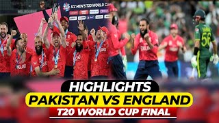 🔴 Pakistan vs England Match Highlights  T20 World Cup 2022 Final  PAK vs ENG Full Match Highlights [upl. by Gerhardine]