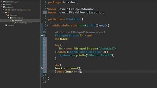 Reading a file in Java Eclipse IDE [upl. by Elane175]