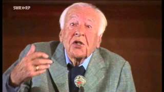 HansGeorg Gadamer  quot und das Verstehen der Weltquot Vortrag [upl. by Enomis381]