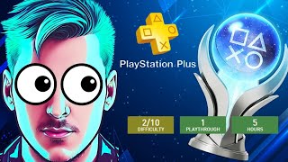 5 FREE Easy Platinum Trophies You Can Get RIGHT NOW on PS Plus [upl. by Anoik462]