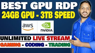 Unlocking the Power of AWS GPU RDP  How to Increase VCpu limit to create a GPU RDP from AWS [upl. by Saturday792]