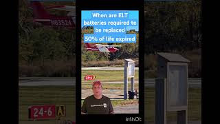 ELT battery replacement  Private Pilot [upl. by Bitthia]