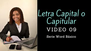 Word Básico 09 👉 Letra Capital [upl. by Godspeed999]