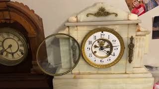 EN Welch Brocot Escapement Mantle Clock [upl. by Sara-Ann]