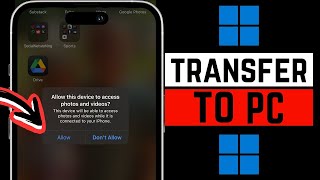 Transfer Photos from iPhone to PC in 5 Minutes or Less with Windows 11 [upl. by Dominga680]