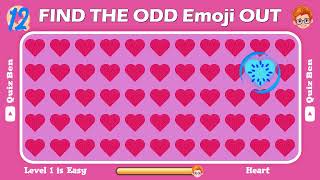 Find the odd one out  Heart Edition Easy Medium Hard Level  QuizBen [upl. by Ellives736]