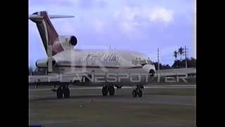 Back to the PastThe 90’s airplanes  Carnival Airlines Boeing 727100 amp 200 at Ponce Puerto Rico ✈️ [upl. by Edwine576]