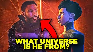 SPIDERMAN Across the Spiderverse Donald Glover Prowler Which Universe Is He From [upl. by Cly]