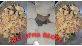 Soft and Tasty Idly Upma Recipe in tamil [upl. by Nylyrehc314]