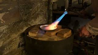 Real Time Mallet Raising A Small Silver Bowl Start to Finish [upl. by Neehcas232]